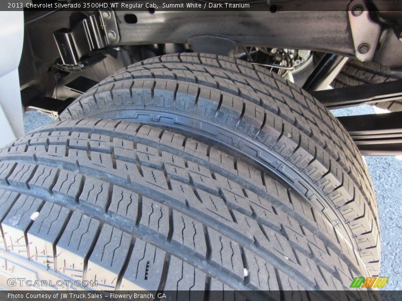 Summit White / Dark Titanium 2013 Chevrolet Silverado 3500HD WT Regular Cab