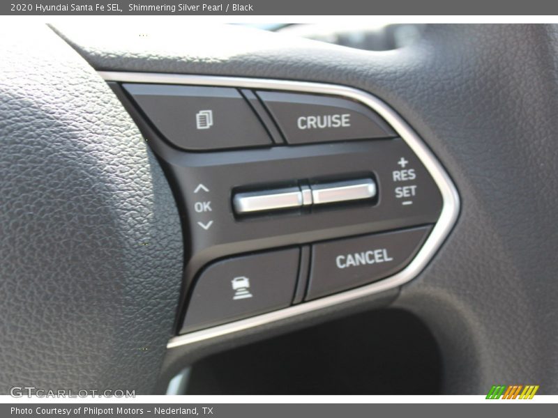 Shimmering Silver Pearl / Black 2020 Hyundai Santa Fe SEL