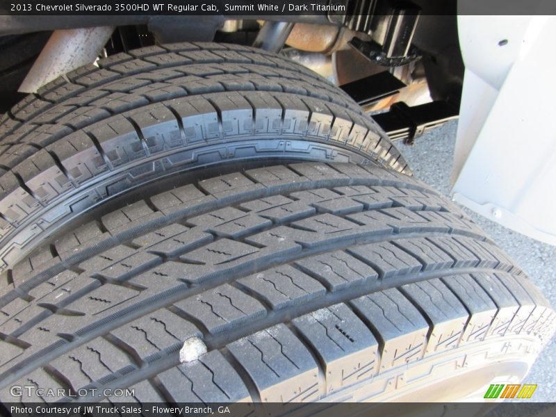 Summit White / Dark Titanium 2013 Chevrolet Silverado 3500HD WT Regular Cab