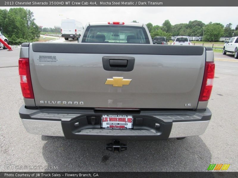Mocha Steel Metallic / Dark Titanium 2013 Chevrolet Silverado 3500HD WT Crew Cab 4x4