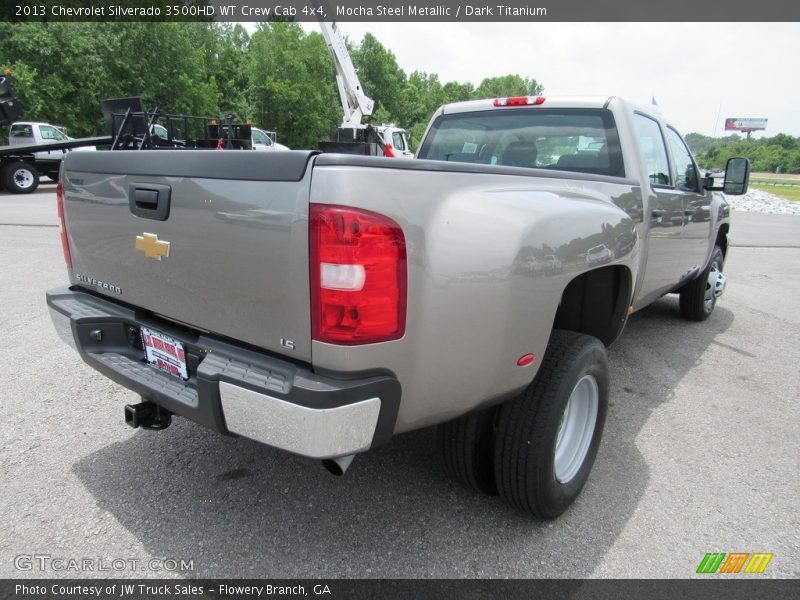 Mocha Steel Metallic / Dark Titanium 2013 Chevrolet Silverado 3500HD WT Crew Cab 4x4
