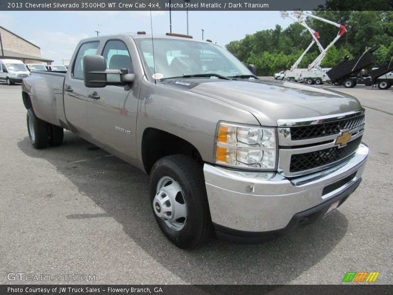 Front 3/4 View of 2013 Silverado 3500HD WT Crew Cab 4x4