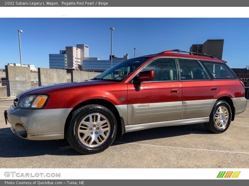 Front 3/4 View of 2002 Legacy L Wagon