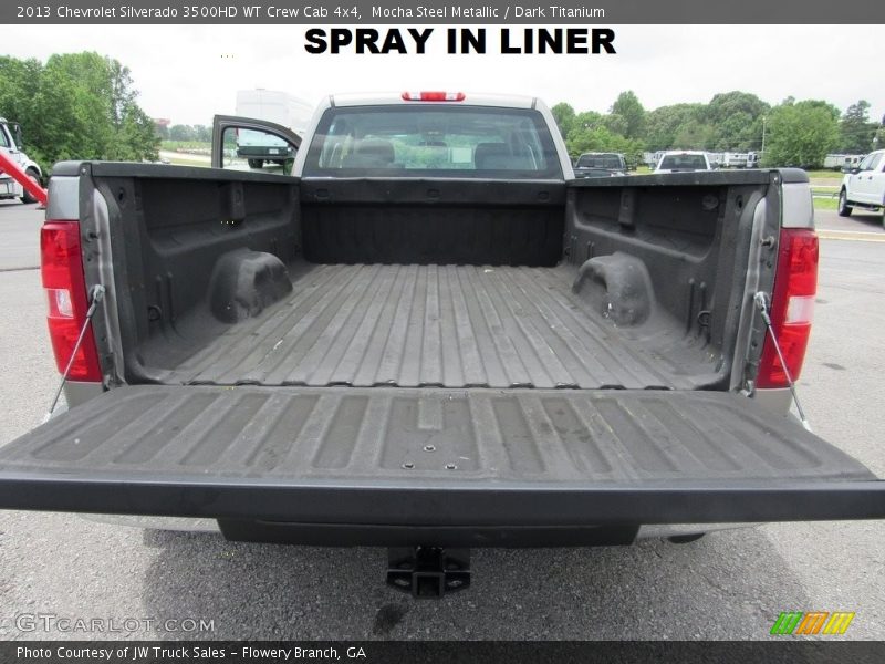 Mocha Steel Metallic / Dark Titanium 2013 Chevrolet Silverado 3500HD WT Crew Cab 4x4