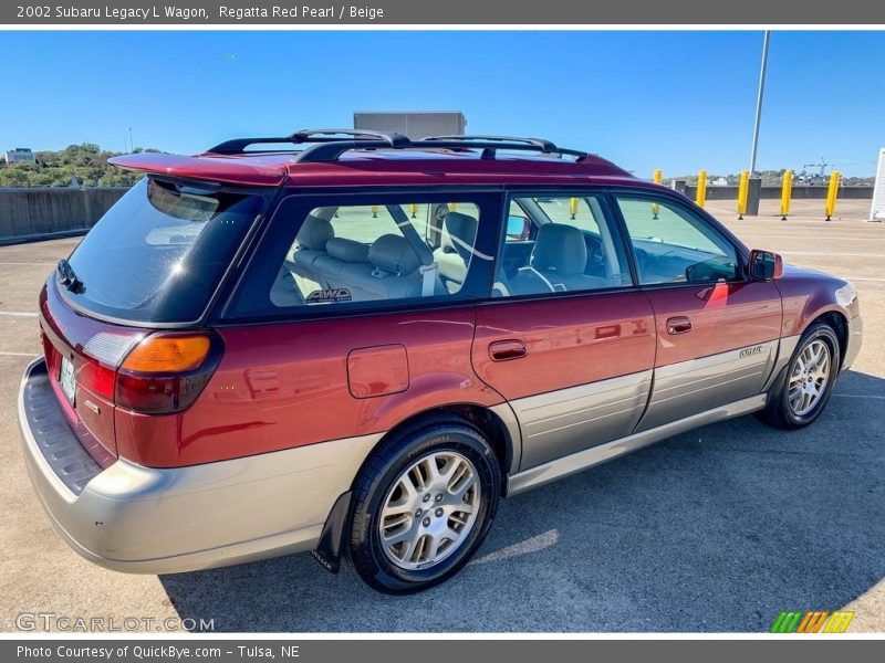 Regatta Red Pearl / Beige 2002 Subaru Legacy L Wagon