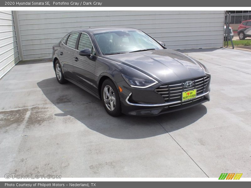 Portofino Gray / Dark Gray 2020 Hyundai Sonata SE
