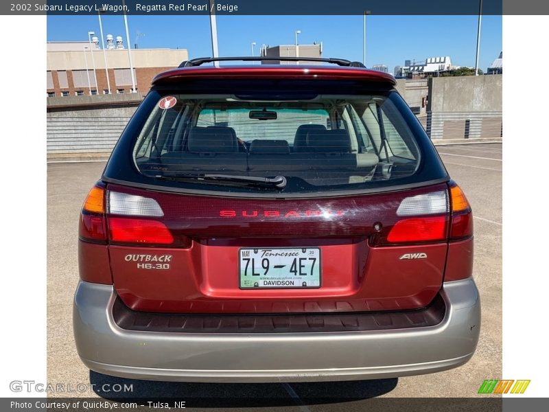 Regatta Red Pearl / Beige 2002 Subaru Legacy L Wagon