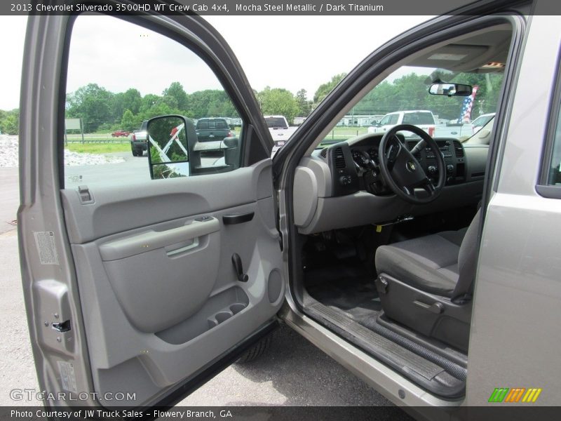 Mocha Steel Metallic / Dark Titanium 2013 Chevrolet Silverado 3500HD WT Crew Cab 4x4