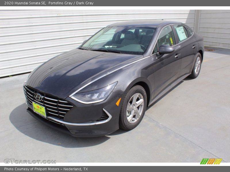 Portofino Gray / Dark Gray 2020 Hyundai Sonata SE