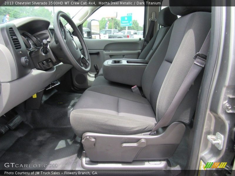 Front Seat of 2013 Silverado 3500HD WT Crew Cab 4x4