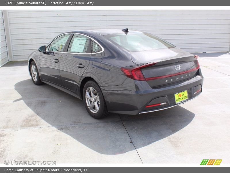 Portofino Gray / Dark Gray 2020 Hyundai Sonata SE