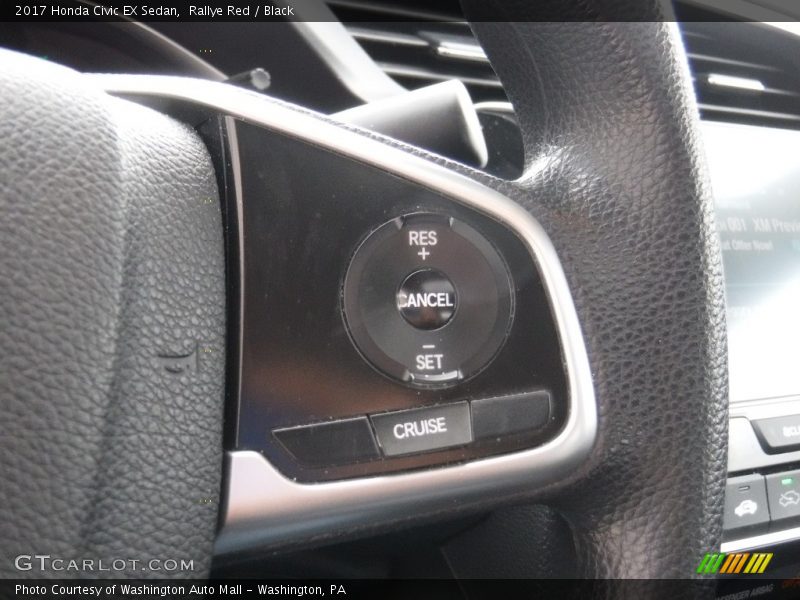 Rallye Red / Black 2017 Honda Civic EX Sedan