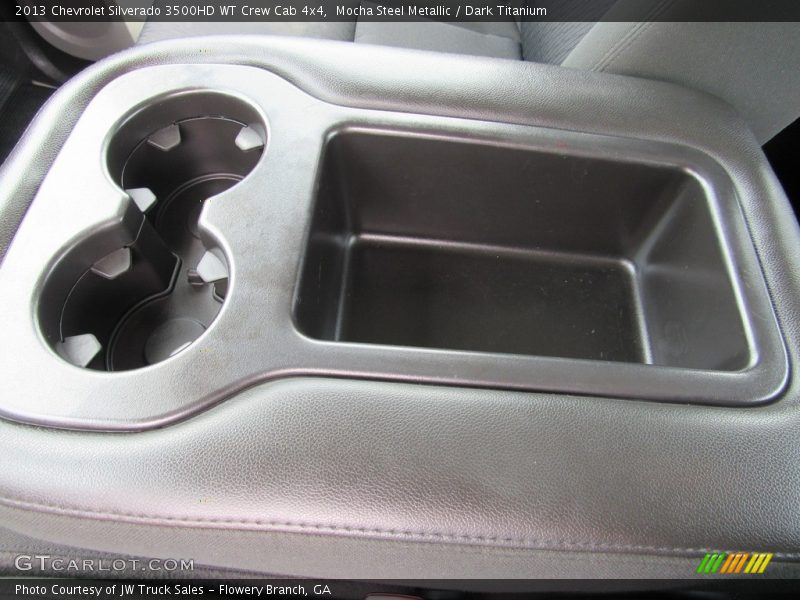 Mocha Steel Metallic / Dark Titanium 2013 Chevrolet Silverado 3500HD WT Crew Cab 4x4