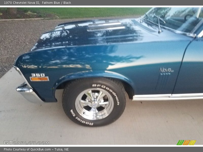 Fathom Blue / Black 1970 Chevrolet Nova SS