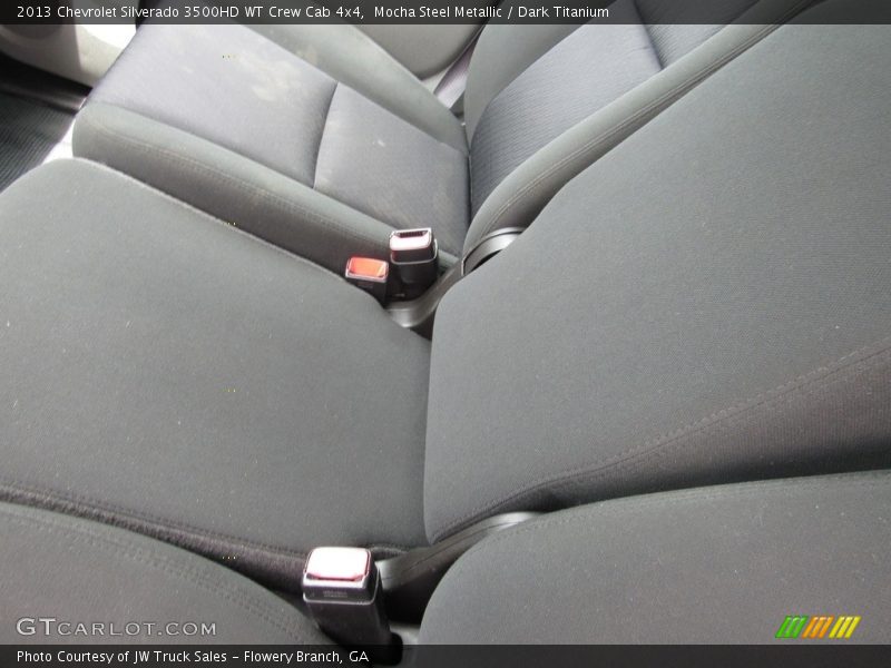 Mocha Steel Metallic / Dark Titanium 2013 Chevrolet Silverado 3500HD WT Crew Cab 4x4