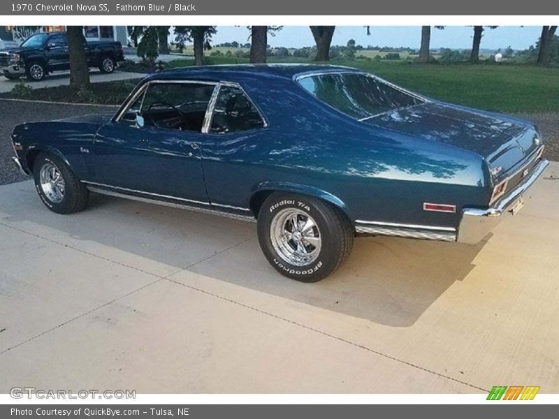 Fathom Blue / Black 1970 Chevrolet Nova SS