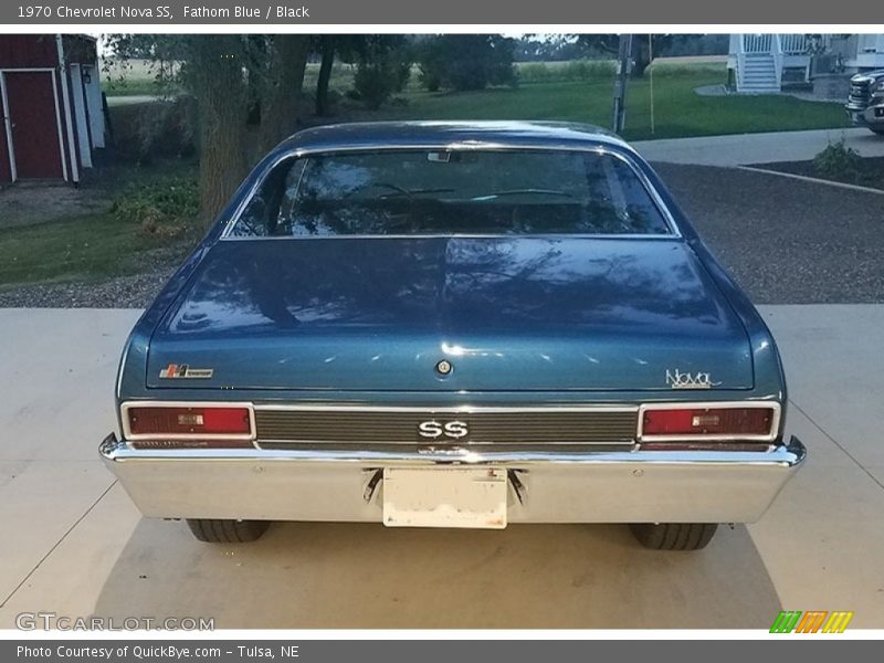 Fathom Blue / Black 1970 Chevrolet Nova SS
