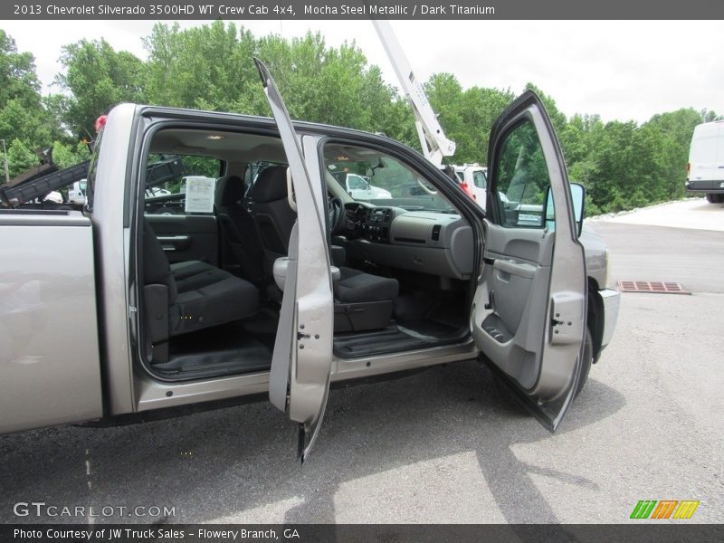Mocha Steel Metallic / Dark Titanium 2013 Chevrolet Silverado 3500HD WT Crew Cab 4x4