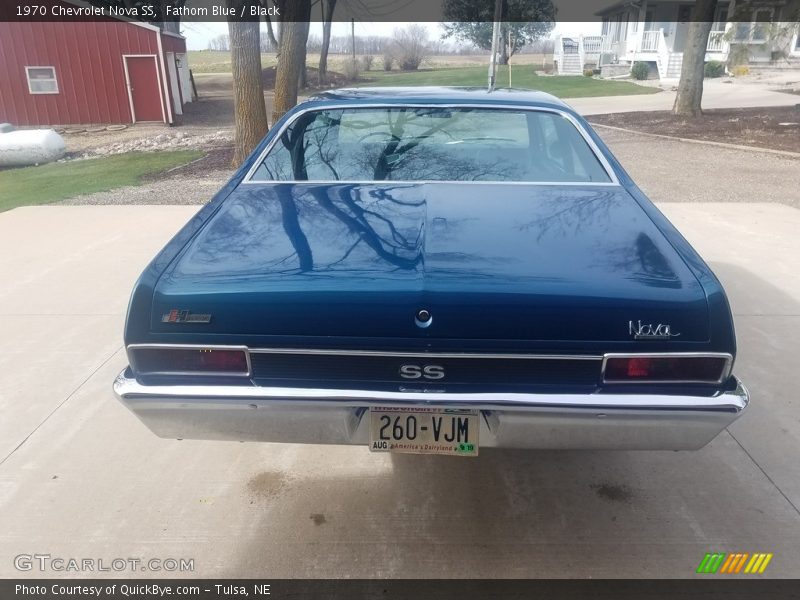 Fathom Blue / Black 1970 Chevrolet Nova SS