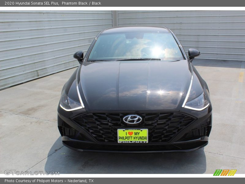 Phantom Black / Black 2020 Hyundai Sonata SEL Plus