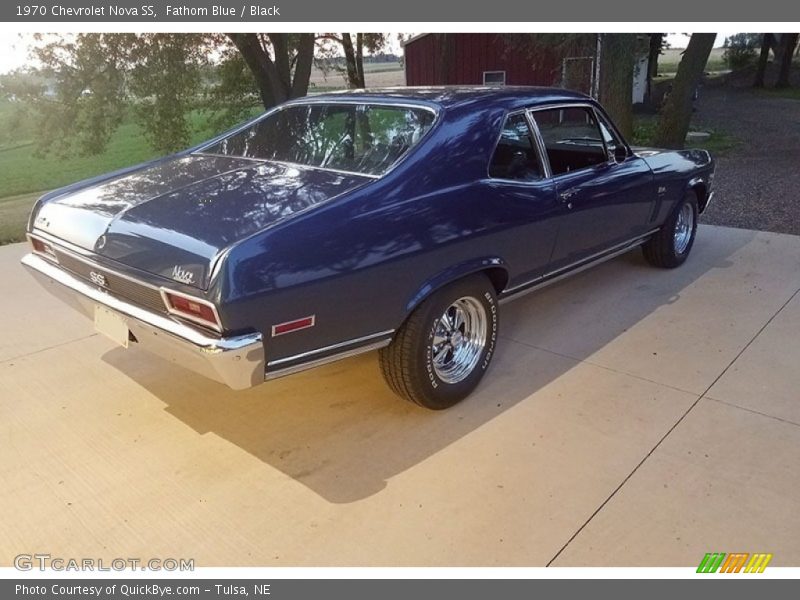 Fathom Blue / Black 1970 Chevrolet Nova SS