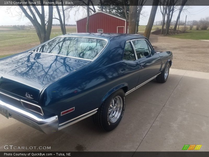 Fathom Blue / Black 1970 Chevrolet Nova SS