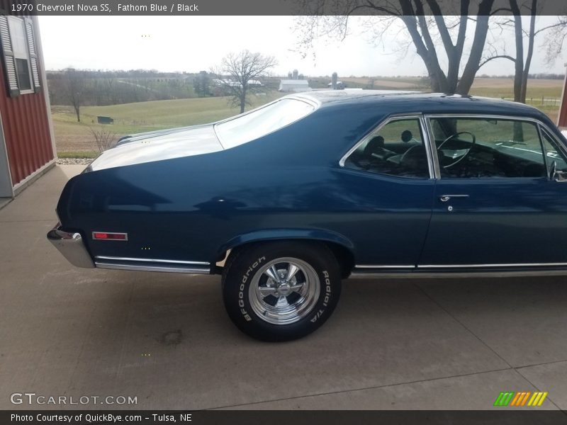 Fathom Blue / Black 1970 Chevrolet Nova SS