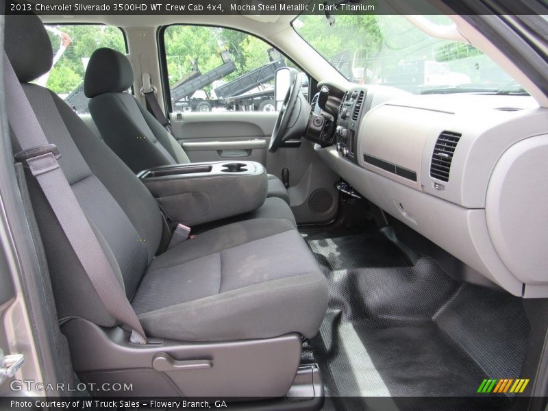 Front Seat of 2013 Silverado 3500HD WT Crew Cab 4x4