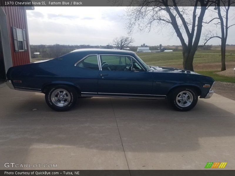 Fathom Blue / Black 1970 Chevrolet Nova SS