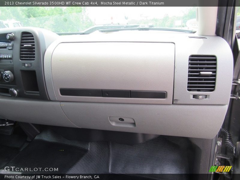 Dashboard of 2013 Silverado 3500HD WT Crew Cab 4x4