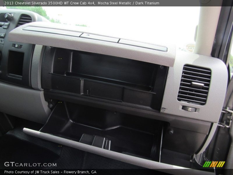 Mocha Steel Metallic / Dark Titanium 2013 Chevrolet Silverado 3500HD WT Crew Cab 4x4