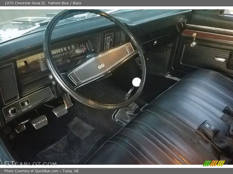  1970 Nova SS Black Interior