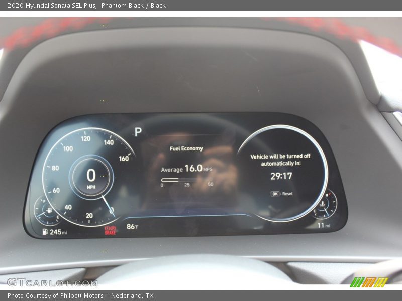 Phantom Black / Black 2020 Hyundai Sonata SEL Plus
