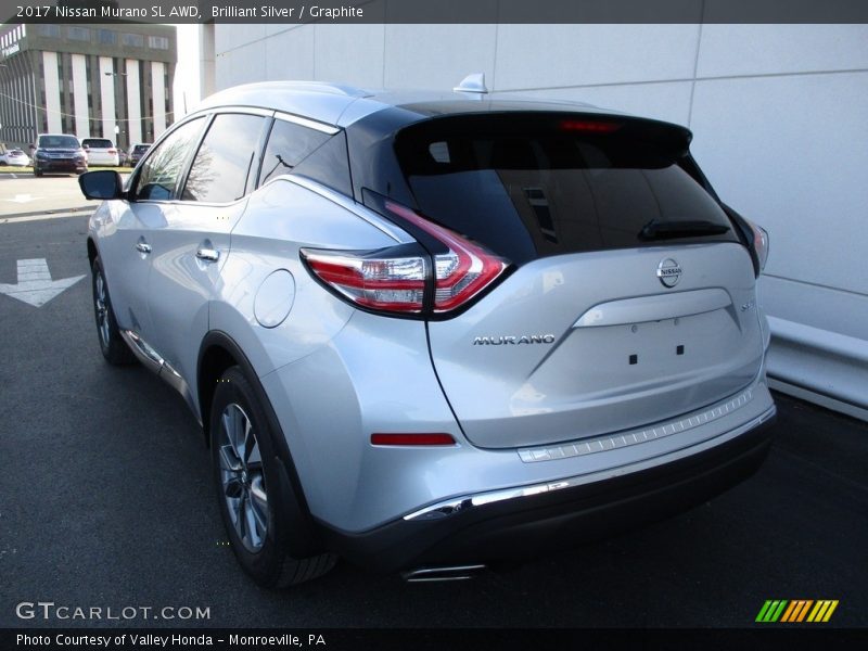 Brilliant Silver / Graphite 2017 Nissan Murano SL AWD
