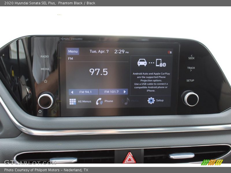 Phantom Black / Black 2020 Hyundai Sonata SEL Plus