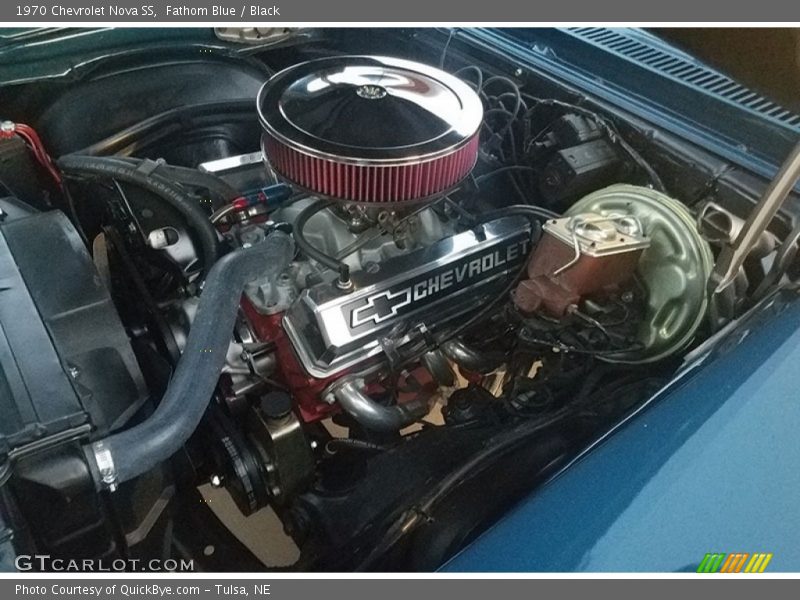 Fathom Blue / Black 1970 Chevrolet Nova SS