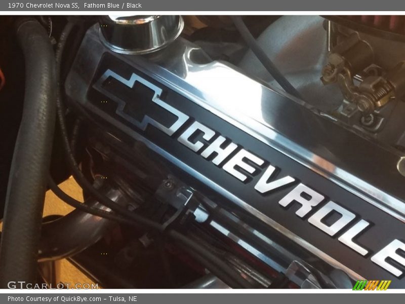 Fathom Blue / Black 1970 Chevrolet Nova SS