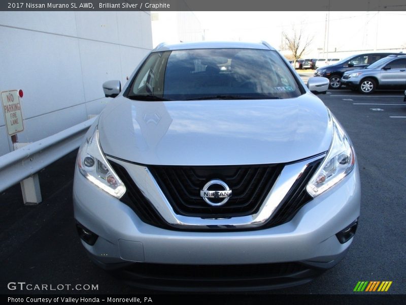 Brilliant Silver / Graphite 2017 Nissan Murano SL AWD