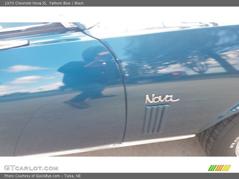 Fathom Blue / Black 1970 Chevrolet Nova SS