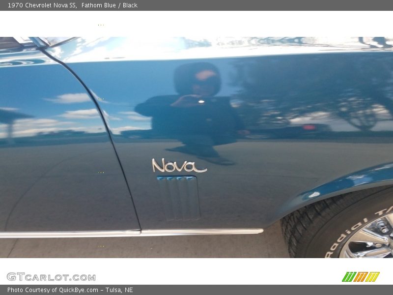 Fathom Blue / Black 1970 Chevrolet Nova SS
