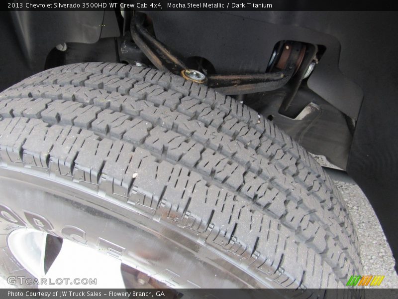 Mocha Steel Metallic / Dark Titanium 2013 Chevrolet Silverado 3500HD WT Crew Cab 4x4