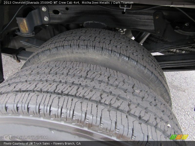 Mocha Steel Metallic / Dark Titanium 2013 Chevrolet Silverado 3500HD WT Crew Cab 4x4