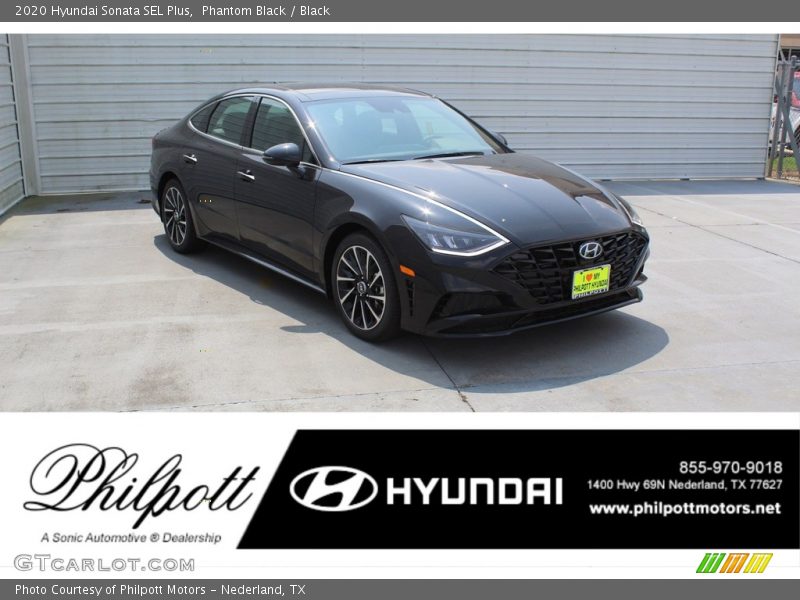 Phantom Black / Black 2020 Hyundai Sonata SEL Plus