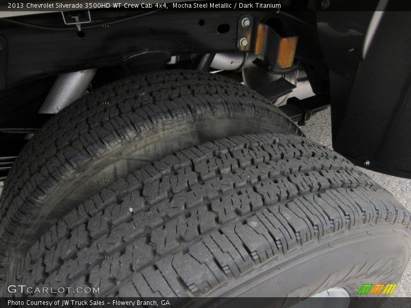 Mocha Steel Metallic / Dark Titanium 2013 Chevrolet Silverado 3500HD WT Crew Cab 4x4