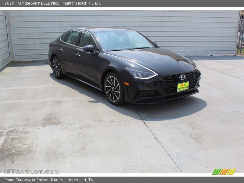 Phantom Black / Black 2020 Hyundai Sonata SEL Plus