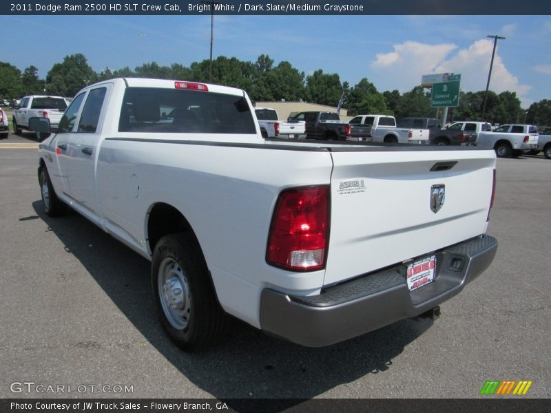 Bright White / Dark Slate/Medium Graystone 2011 Dodge Ram 2500 HD SLT Crew Cab