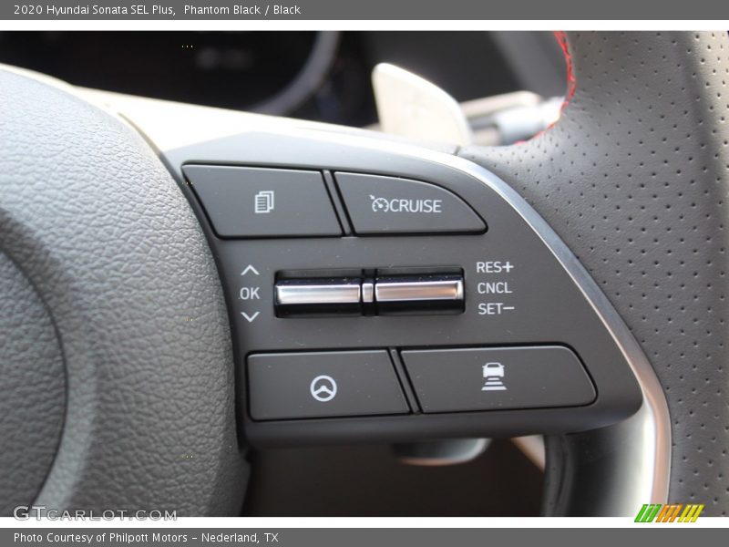 Phantom Black / Black 2020 Hyundai Sonata SEL Plus