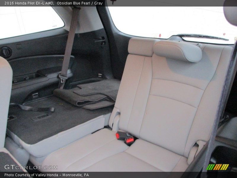 Obsidian Blue Pearl / Gray 2016 Honda Pilot EX-L AWD