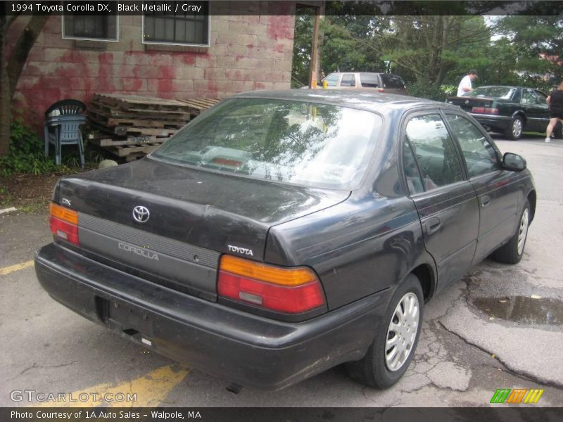 Black Metallic / Gray 1994 Toyota Corolla DX