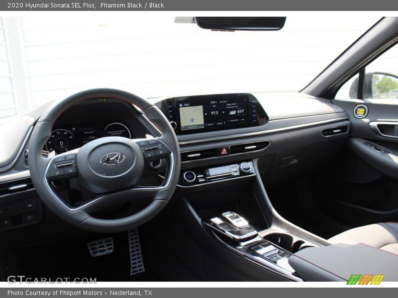 Phantom Black / Black 2020 Hyundai Sonata SEL Plus